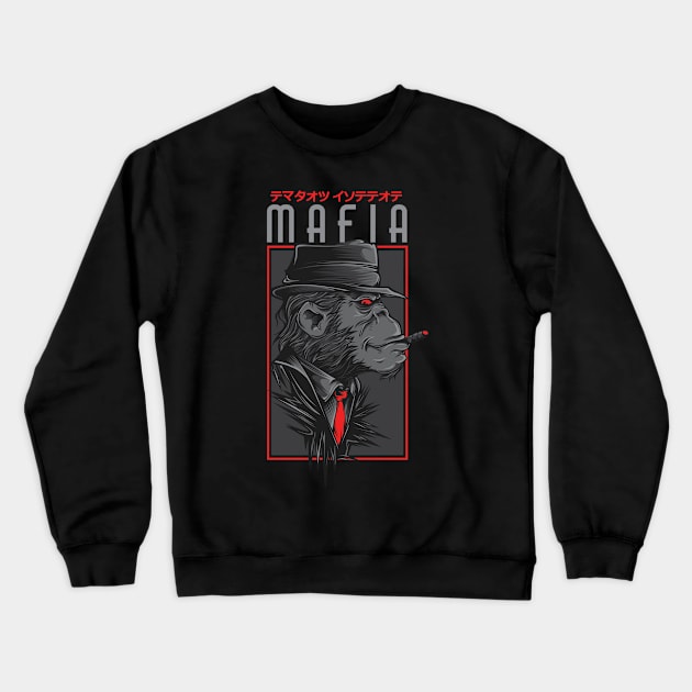 mafia Affe Crewneck Sweatshirt by globalstar1983